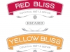 Pour Red Bliss ou Yellow Bliss